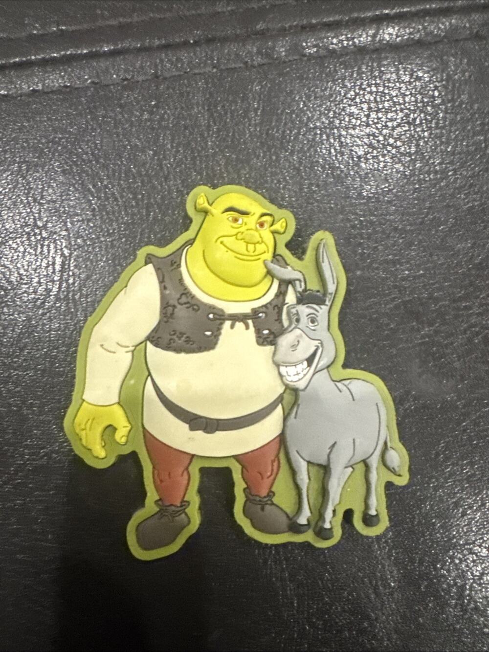 Vintage Shrek 4-D Magnet Universal Studios Donkey DreamWorks Movie Souvenir
